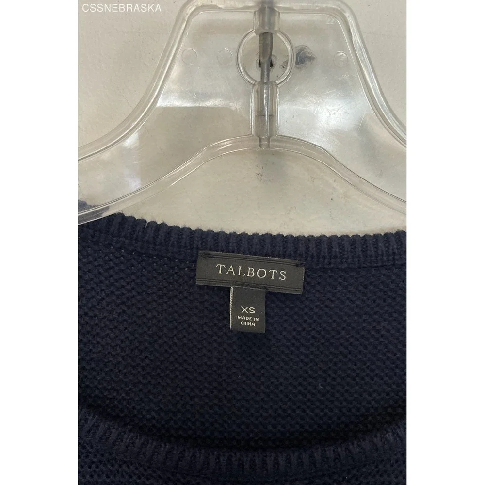 Talbots Navy‎ Blue Women's Sweater - Size XS